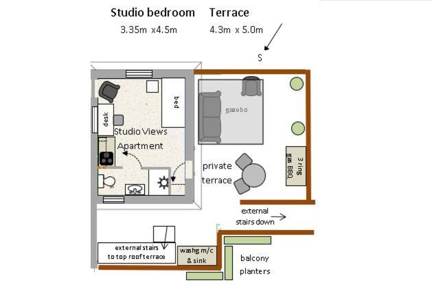 Studio Views Apartment, Cortijo Fruitful Hills Málaga Buitenkant foto